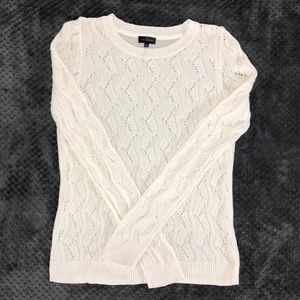 The Limited white sweater
